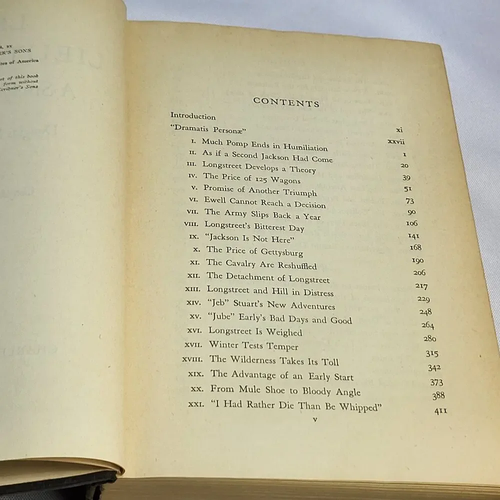 Lee's Lieutenants: A Study in command Vol 3: Gettysburg to Appomattox 1945 w Map